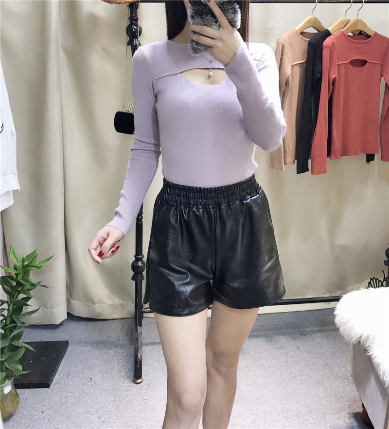 2017秋季修身性感挂脖V领内搭毛衣长袖针织衫打底衫女上衣t恤小衫在类目 女装/女士精品, 毛衣中 - 来自Buy2taobao.com提供专业的淘宝代购服务