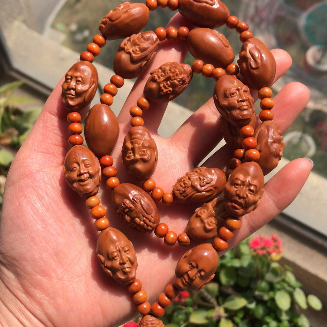 Wenwan Olivary nucleus Eighteen Nuclear Eagle Arhat Single Southern workers Olive Hu Arhat Necklacein the Accessories/Fashion Jewelry, Beads/Wooden bracelets , Beads/Prayer beads category - from Buy2taobao.com to provide professional Taobao agent buy service