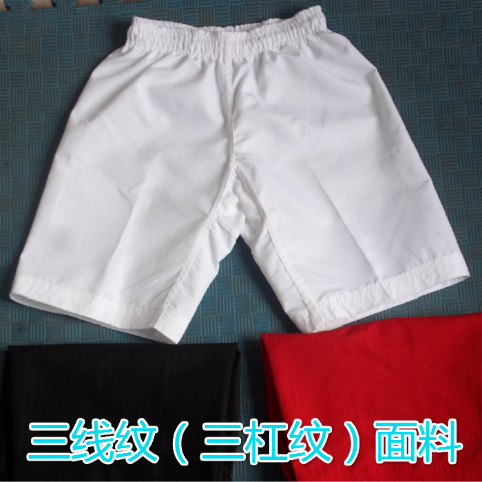 夏季 三线纹 跆拳道服裤子 跆拳道短裤 红色黑色道裤 15件可印字|msdalam kategori sukan/Yoga/kecergasan/bekalan peminat, Taekwondo/Wushu/Fight, Taekwondo, Tae Kwon Do - dari Buy2taobao.com untuk memberikan perkhidmatan ejen Taobao profesional membeli