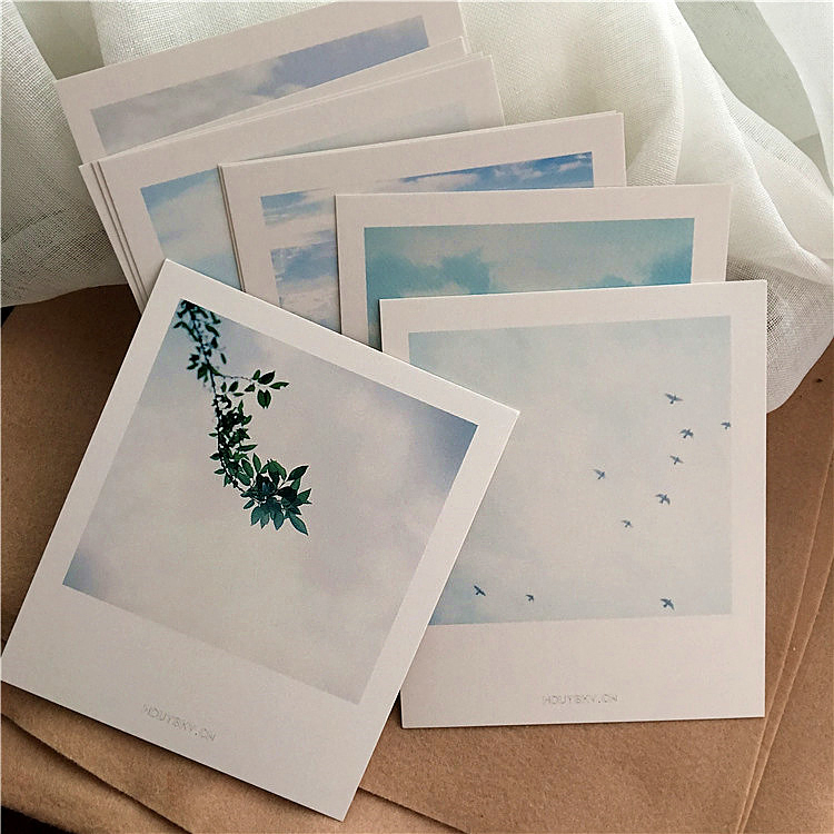 Private literature and art blueness-whisper Methylene blue fresh card Popularity decorate Postcard 15pin the Electronic Dictionary/Electronic paper book/Stationery , Printing Products , Greeting Cards/Postcard category - from Buy2taobao.com to provide professional Taobao agent buy service