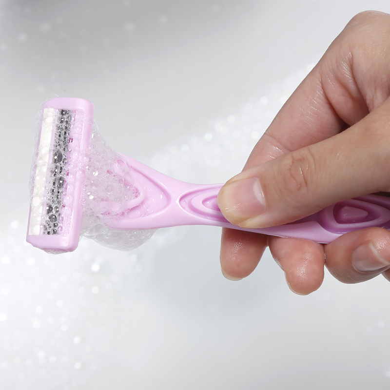 Wangji Department Store 4 lady Manual Scalpel Legs Armpit Shaving Dedicated 3 Blade Washablein the Personal Care/Health/Massage equipment , Slimming , Ms. Hair Removal/Shaver category - from Buy2taobao.com to provide professional Taobao agent buy service