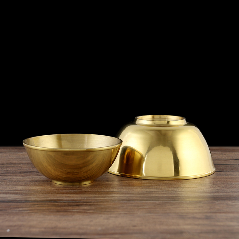 Buddhism Temple For bowl Lamp water supply Copper Bowl Rice bowl Golden rice bowl Water bowl Copper utensilsin the Home accessories , Decorative items , Decorative bowls category - from Buy2taobao.com to provide professional Taobao agent buy service