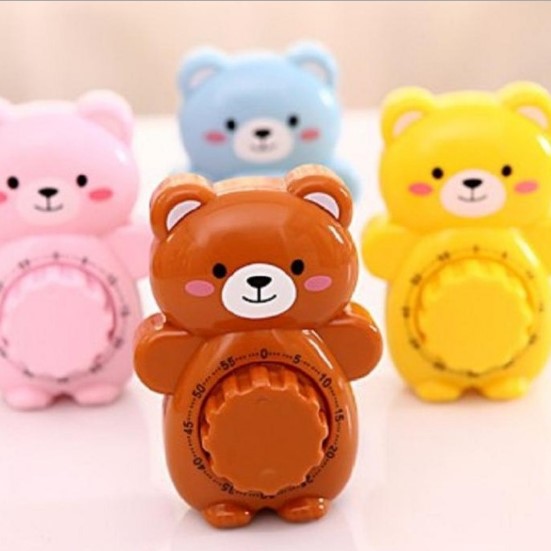 Cartoon Little Bear timer Mechanics Clockwork timer kitchen cook Warm milk Reminder baby Prompt alarm clockin the Kitchen Appliances , Timer/Reminder category - from Buy2taobao.com to provide professional Taobao agent buy service