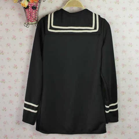 热销<em>女学生</em>校服 2013<em>秋装</em>新女装<em>海军风学院风</em>