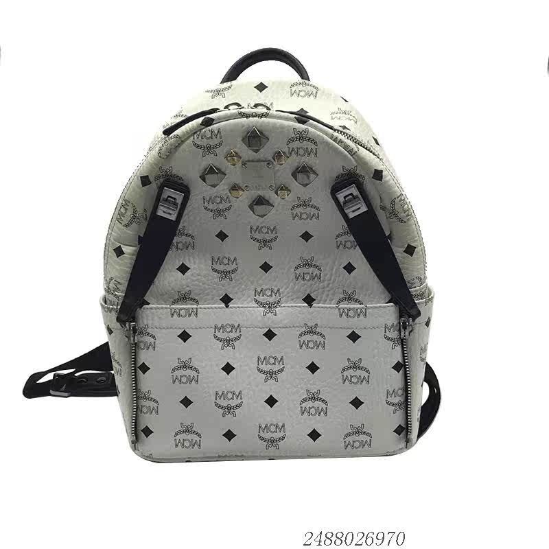 闲鱼优品 MCM 95新 白色女式双肩包|ruв категории молочные продукты, кожаные сумки/продажи сумки/Мужчины сумку, рюкзак - от Buy2taobao.com для оказания профессиональной услуги покупки агента Taobao