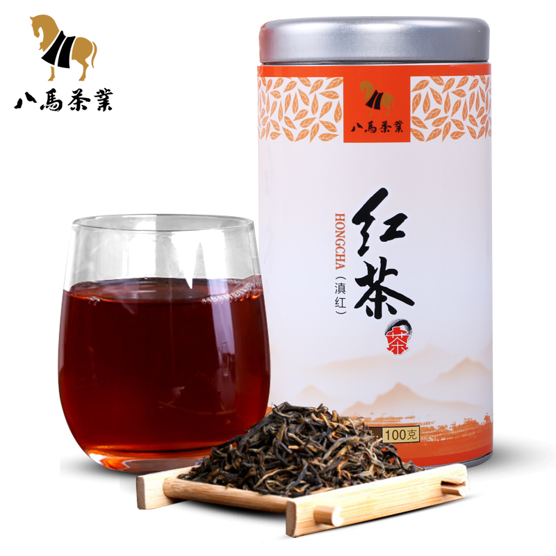 八马茶叶 云南滇红红茶 大叶滇红茶叶 新茶圆罐自饮装100克|msdalam kategori teh, teh hitam (baru), Dianhong - dari Buy2taobao.com untuk memberikan perkhidmatan ejen Taobao profesional membeli