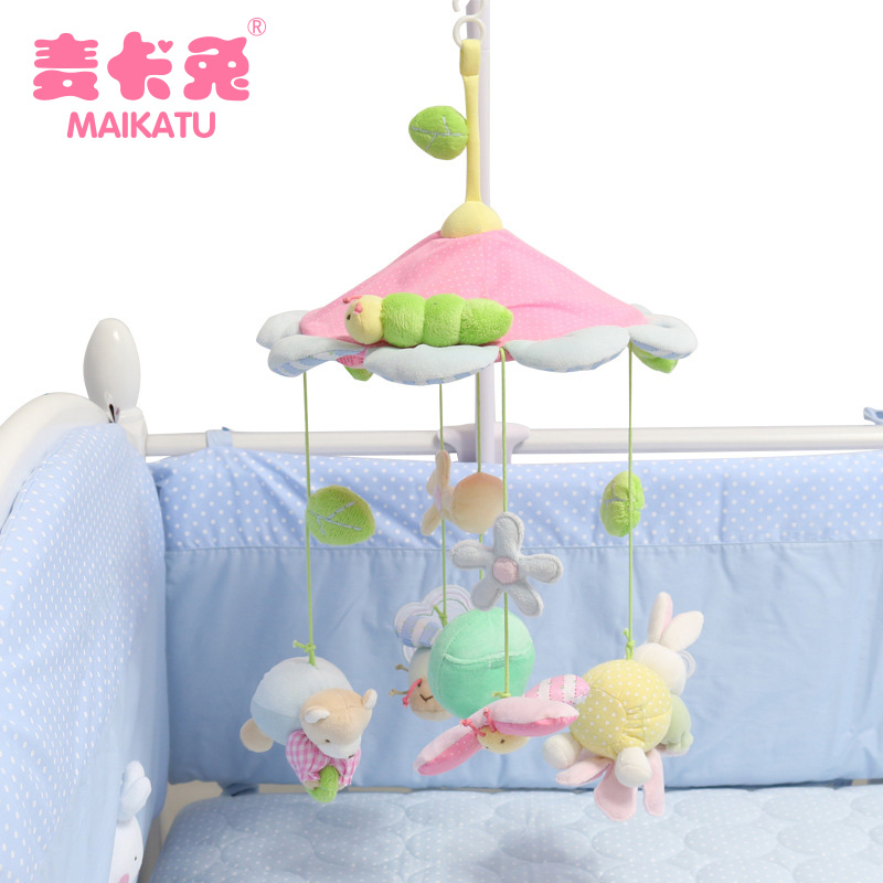 嬰兒床鈴音樂旋轉寶寶新生兒0-6-12個月毛絨布藝玩具床頭搖鈴床挂在類目 玩具/童車/益智/積木/模型, 幼兒響鈴/布玩/安撫玩具, 牀鈴/牀掛中 - 來自Buy2taobao.com提供專業的淘寶代購服務