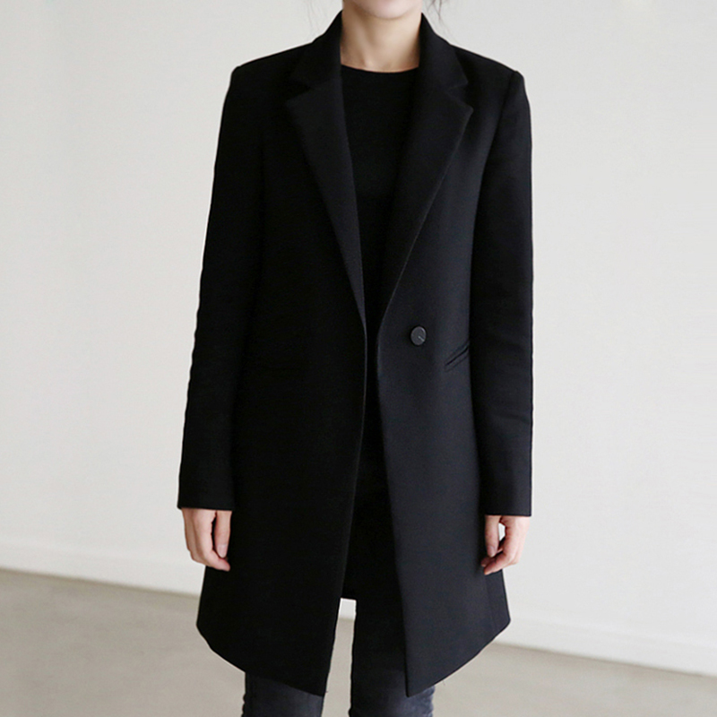 韩版小西装女2019秋季新款中长款修身一粒扣女装西服大码小外套|msdalam kategori Butik wanita / wanita, saman - dari Buy2taobao.com untuk memberikan perkhidmatan ejen Taobao profesional membeli