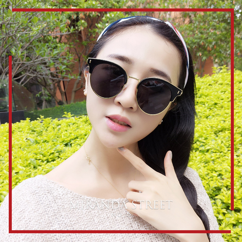 韩国太阳镜女潮圆脸2018小脸时尚个性近视有度数眼镜墨镜偏光潮款|msdalam kategori ZIPPO/Swiss Army Knife/cermin mata, cermin mata hitam - dari Buy2taobao.com untuk memberikan perkhidmatan ejen Taobao profesional membeli