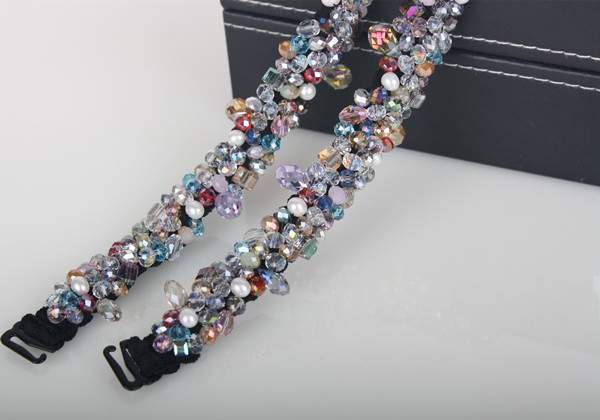 One meter manual Charms natural Pearl Underwear High-end Light extravagance manual Sewing domestic crystal Shoulder strapin the Lingerie/Men's underwear/Tracksuit , Straps category - from Buy2taobao.com to provide professional Taobao agent buy service