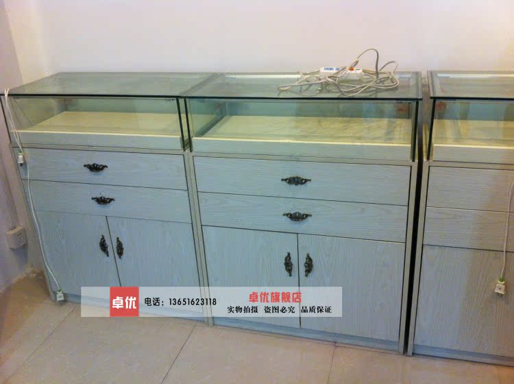 珠宝古董展示柜玻璃陈列柜台生态板免漆板饰品柜精品展柜收银柜在类目 商业/办公家具, 货架/展柜, 精品展柜/陈列柜中 - 来自Buy2taobao.com提供专业的淘宝代购服务