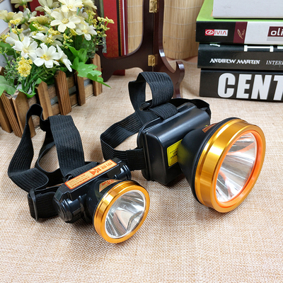 超轻强光可充电式超亮头戴式手电筒迷你锂电池小头灯矿灯户外电灯