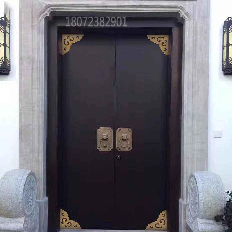 浙琦中式大门仿古庭院门别墅进户门双开门防盗门锌合金烤漆仿铜门在类目 全屋定制, 门, 进户门中 - 来自Buy2taobao.com提供专业的淘宝代购服务