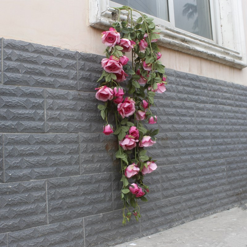 Wedding celebration simulation Rose Vine Wall hanging wedding stage decorate background decorate Artificial flower screen arch Rattan flowerin the Festive supplies/Gift , Wedding Themes/Props , Petal/Simulation petals category - from Buy2taobao.com to provide professional Taobao agent buy service