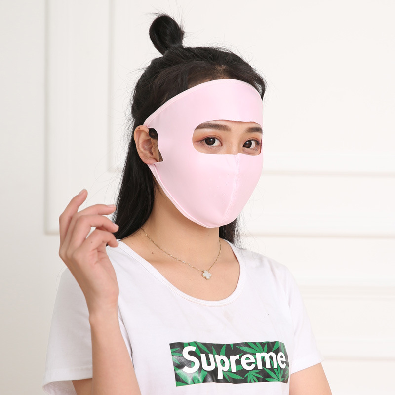 夏季防晒面罩女全脸骑行透气口罩电动自行车防风尘户外装备亚马逊|ruв категории начало ежедневно, защитное оборудование, защитная маска - от Buy2taobao.com для оказания профессиональной услуги покупки агента Taobao