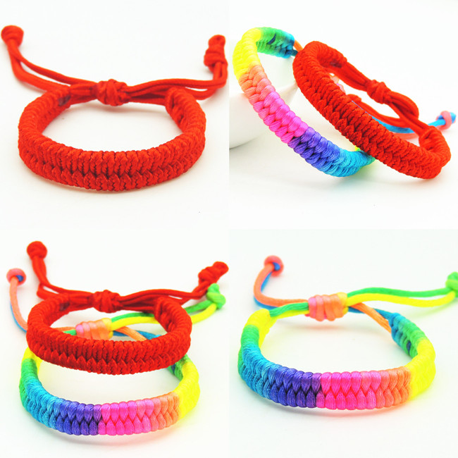 Dragon boat festival Multicolored rope Multicolored lines Bracelet men and women lovers Bracelet Red rope manual weave Dragon Boat Festival Braceletin the Accessories/Fashion Jewelry, Bracelets category - from Buy2taobao.com to provide professional Taobao agent buy service