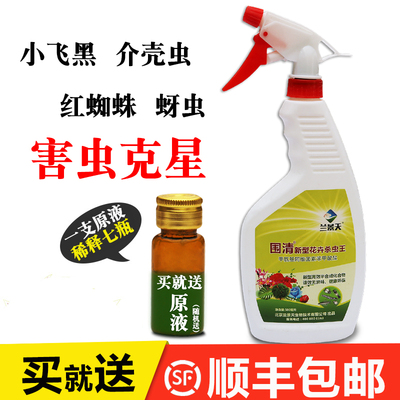新型花卉植物介壳虫蚜虫杀菌剂绿植通用喷剂除虫药