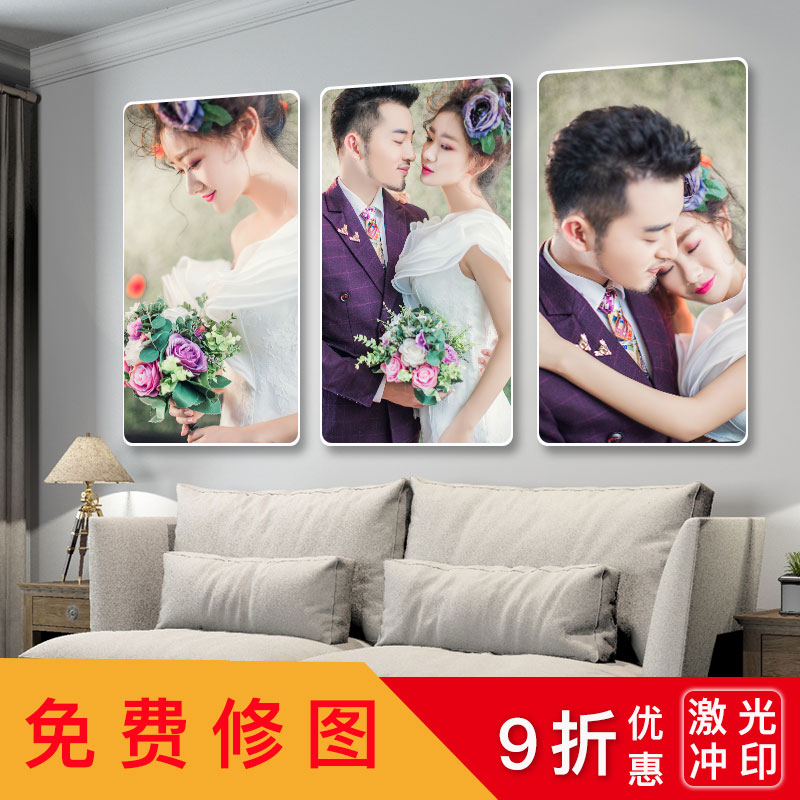 Photo make Swing sets Wedding photos Photo frame enlarge photo customized Studio La Mina crystal decorate print Wall hangingin the Personalized custom/Design Services/DIY , Daily/Decorative custom , Woodcut/Decorative painting category - from Buy2taobao.com to provide professional Taobao agent buy service