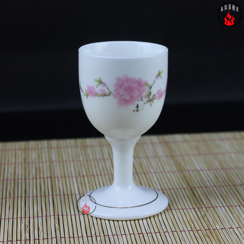 capacity Blue and white Porcelain Goblet Spirits Cup Wine Set 30ml/20 Milliliter Wine Glass Liquor and Spiritsin the Tableware , Flagon/Wineglass/Wine , Wineglass category - from Buy2taobao.com to provide professional Taobao agent buy service