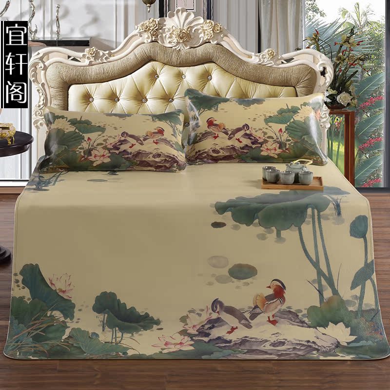 高档头层彩绘水牛皮席彩色真皮牛皮凉席1.8米1.5米中国风印花软席在类目 床上用品, 凉席/竹席/藤席/草席/牛皮席中 - 来自Buy2taobao.com提供专业的淘宝代购服务
