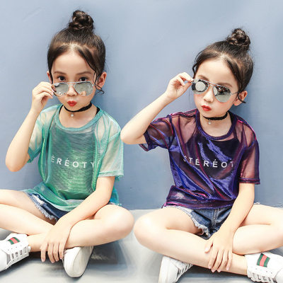 女童夏装套装2020新款儿童装夏季中大童女孩两件套洋气时髦网红潮