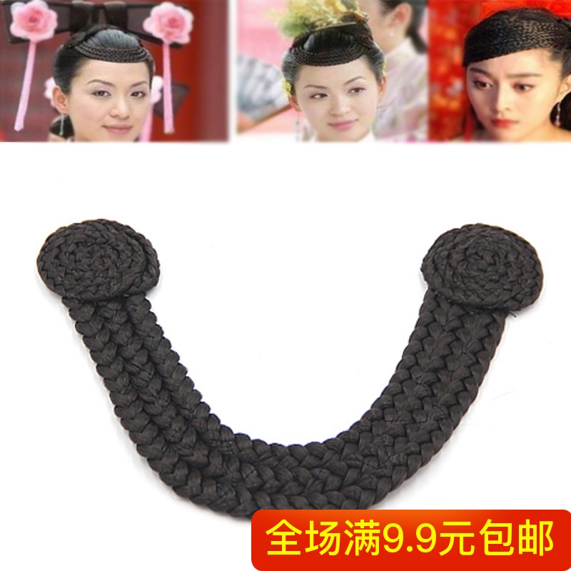 古裝假發女辮子假發片前額小辮子丸子發包秀和服劉海假發額飾發髻在類目 美髮護髮/假髮, 假髮, 劉海片中 - 來自Buy2taobao.com提供專業的淘寶代購服務