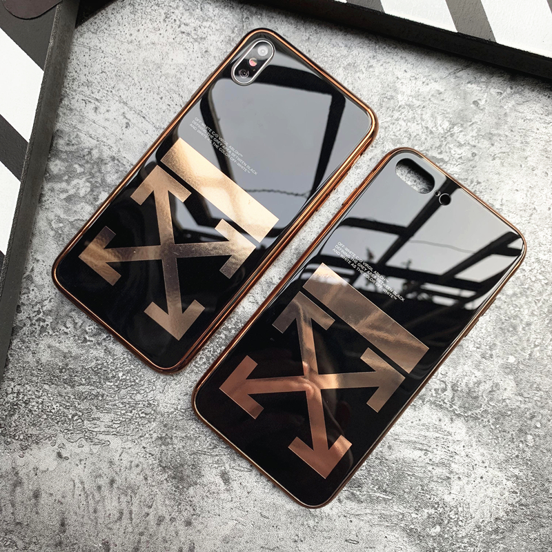 off-white潮牌iPhoneXs Max手机壳OW苹果7Plus玻璃8x硅胶全包XR男在类目 3C数码配件, 手机配件, 手机保护套/壳中 - 来自Buy2taobao.com提供专业的淘宝代购服务