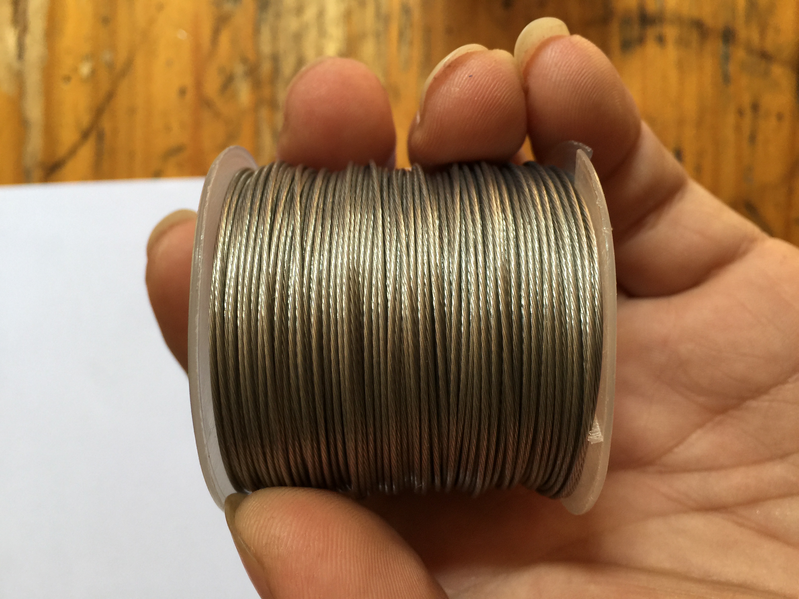 304不锈钢包胶钢丝绳直径0.8mm*100米 一卷 2050个铝套 脖套绳|ruв категории основы строительных материалов, бытовой техники, Другие оборудование, трос - от Buy2taobao.com для оказания профессиональной услуги покупки агента Taobao
