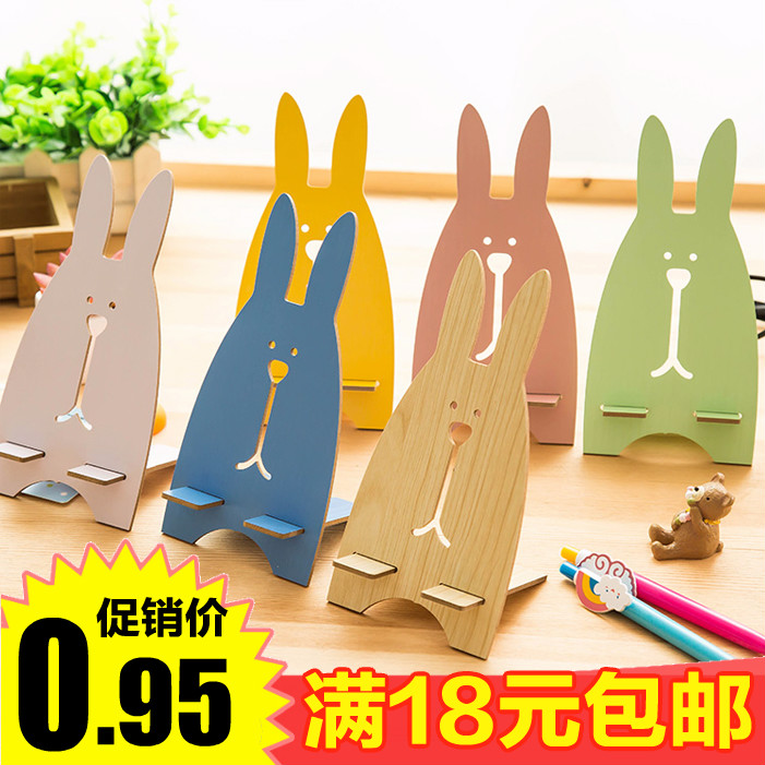 Korean models originality Mobile phone holder lovely Bad Rabbit Mobile support Wooden Phone Holder personality Mobile bracketin the 3C Digital Accessories, Cell Phone Accessories , Phone holder/Mobile phone holder category - from Buy2taobao.com to provide professional Taobao agent buy service