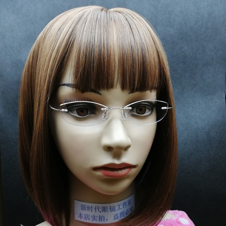 Pure titanium beta titanium 866 Ultralight Frameless Ladies Pingguang Spectacle frame Retro Titanium Frameless myopia glassesin the ZIPPO/Swiss Army Knife/Glasses , Glasses category - from Buy2taobao.com to provide professional Taobao agent buy service