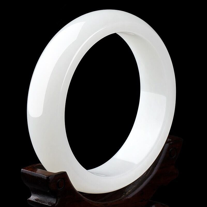 天然和田白玉手镯玉手镯玉镯子女款昆仑白玉手镯羊脂级玉镯在类目 珠宝/钻石/翡翠/黄金, 其他天然玉石, 手饰中 - 来自Buy2taobao.com提供专业的淘宝代购服务