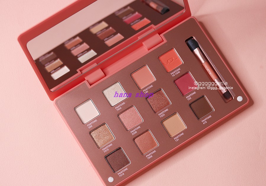 韩国代购 VDL Pantone2019年流行色 珊瑚色12色眼影盘哑光珠光|msdalam kategori Alat solek/minyak wangi/kecantikan, Pembayang mata - dari Buy2taobao.com untuk memberikan perkhidmatan ejen Taobao profesional membeli