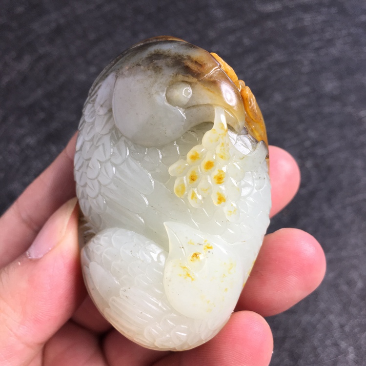 新疆和田玉籽料白玉平安男女款黄沁洒金皮真皮天然正品玉石吊坠|msdalam kategori barang kemas/berlian/Emerald/emas, dan nephrite, Neckwear - dari Buy2taobao.com untuk memberikan perkhidmatan ejen Taobao profesional membeli
