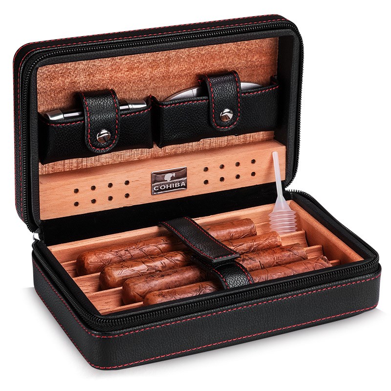 Cigar Box portable Cigar Box suit Humidors Send Lighters+Cigar cutter errorin the ZIPPO/Swiss Army Knife/Glasses , Smoking , Cigarette case category - from Buy2taobao.com to provide professional Taobao agent buy service