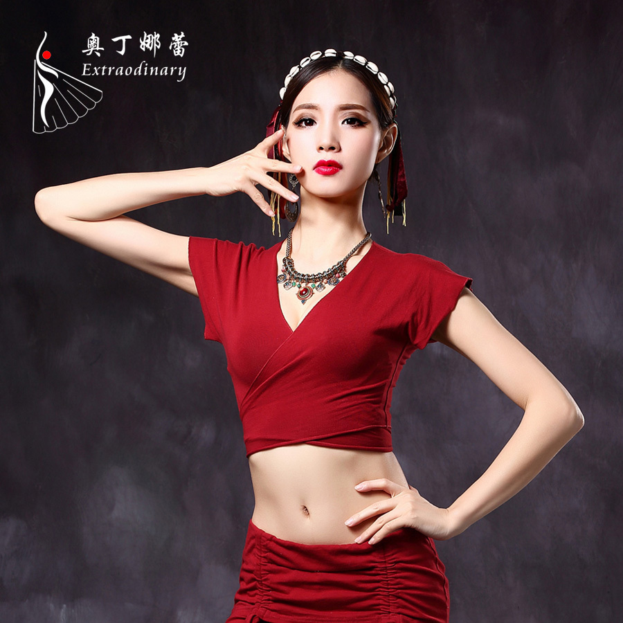 奥丁娜蕾 秋冬新款肚皮舞上衣纯色ATS练习秋丽DIY系带穿法练功服在类目 运动/瑜伽/健身/球迷用品, 舞蹈/健美操/体操, 肚皮舞, 肚皮舞上装中 - 来自Buy2taobao.com提供专业的淘宝代购服务