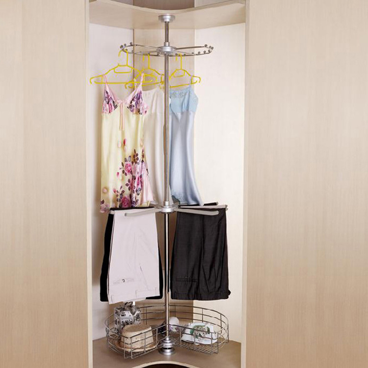 wardrobe Cloakroom hardware Basket three layers Corner Trouser stand Laundry basket rotate coat hanger Telescoping Hanging clothes rodin the Basic building materials , Home Hardware , Furniture Hardware , Underwear rack cabinet category - from Buy2taobao.com to provide professional Taobao agent buy service