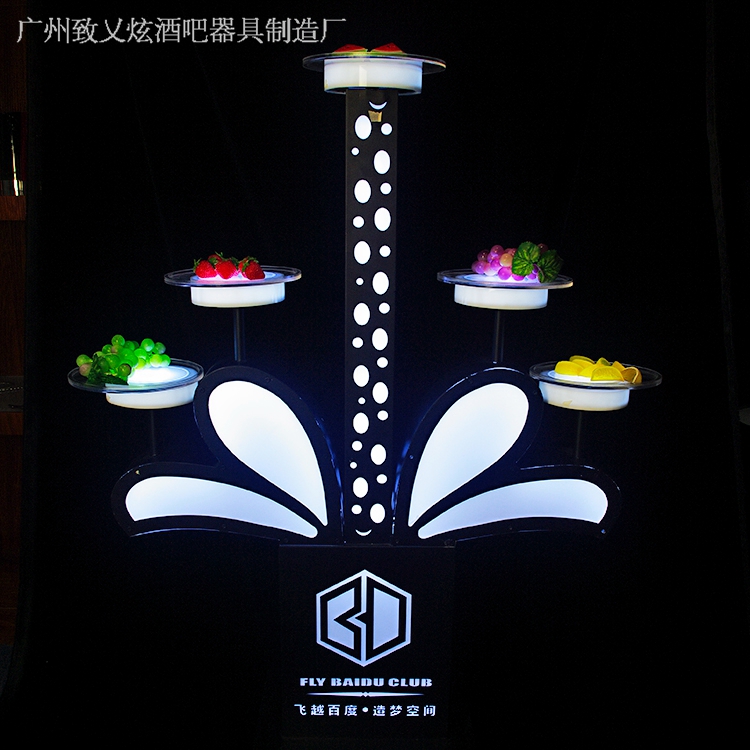 创意led酒吧发光果盘架夜场个性发光果蓝婚庆蛋糕点心架在类目 餐饮具, 餐具, 果盆/果盘/果篮中 - 来自Buy2taobao.com提供专业的淘宝代购服务