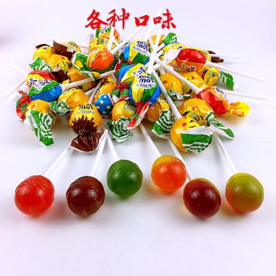 俄罗斯进口roshen如胜水果棒棒糖乳酸 多口味糖果零食品250g