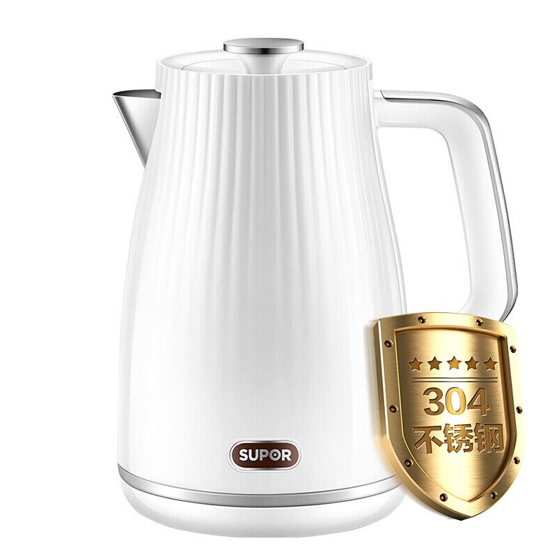 SUPOR Electric kettle 304 Stainless steel household Boil kettle automatic power failure double-deck heat preservation seamless Internal bilein the Kitchen Appliances , Electric kettle category - from Buy2taobao.com to provide professional Taobao agent buy service