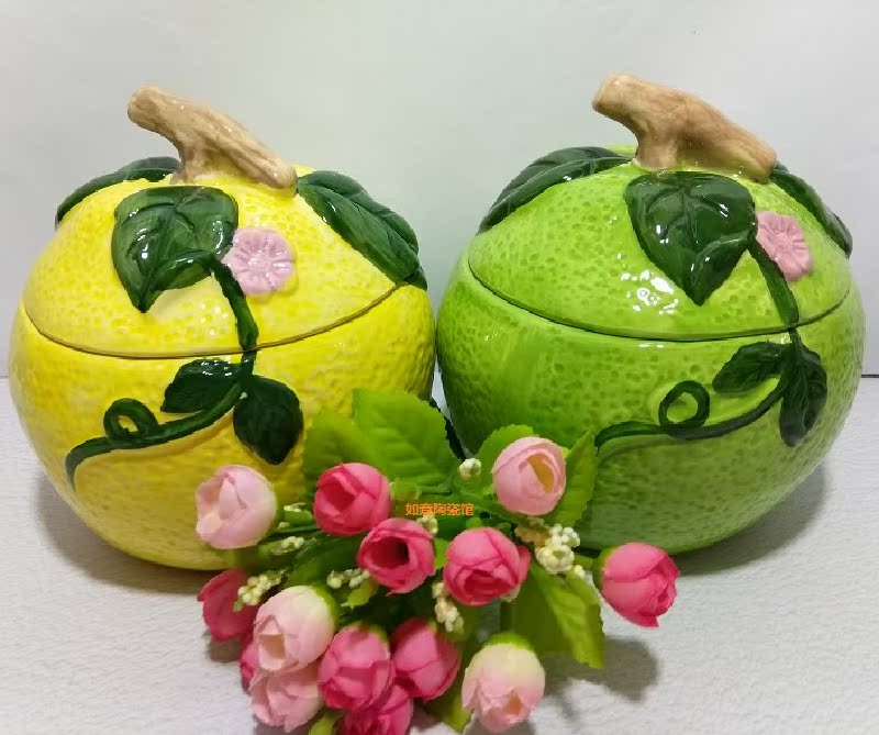 特价小柠檬陶瓷南瓜罐糖果零食储物罐 家居收纳装饰摆件礼品包邮在类目 家居饰品, 装饰器皿, 储物罐中 - 来自Buy2taobao.com提供专业的淘宝代购服务