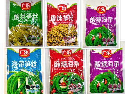 四川特产泡菜酱腌菜榨菜广乐酸辣海带酸菜笋丝麻辣香辣冬菜80克