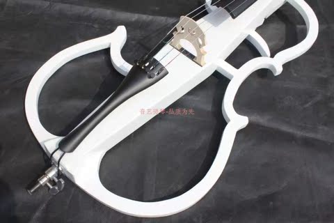 正品大提琴 \/初学者\/专业舞台演奏电声大提琴 白