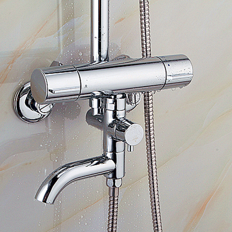 Blue Tang Shower Room bathtub Faucet Hot and cold automatic Temperature control Water mixing valve bathroom Shower accessories Thermostatic valvein the Decoration main material , Toiletries , Bathroom faucet , Shower faucet(Set) category - from Buy2taobao.com to provide professional Taobao agent buy service