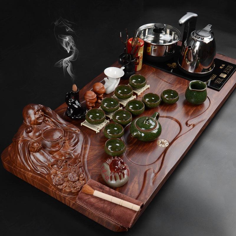 【心选臻品】紫砂茶具套装商务礼品功夫整套茶盘茶具陶瓷在类目 餐饮具, 茶具, 整套茶具中 - 来自Buy2taobao.com提供专业的淘宝代购服务