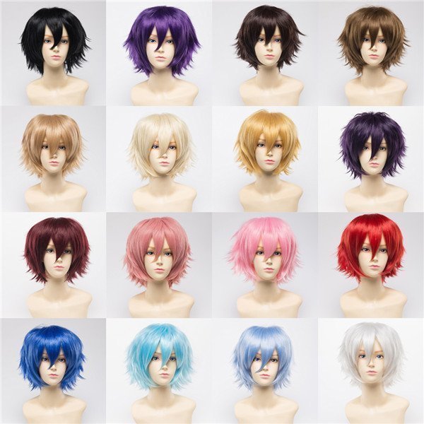 cosplay假发 30cm万用反翘 收脸短发 多色可选|msdalam kategori mod main/animasi/Zhou Bian/cos/permainan papan, kostum cosplay/props/perkhidmatan, aksesori COSPLAY/props/pakaian anak patung - dari Buy2taobao.com untuk memberikan perkhidmatan ejen Taobao profesional membeli