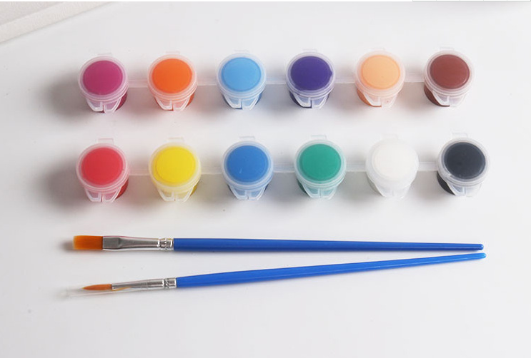 Propylene Pigment 6 12 Conjoined suit paint brush children diy Graffiti Watercolor Gypsum Ceramic painting Pigmentin the Toy/Childs/Puzzle/Building block/Model , Handmade/Creative DIY , Sand painting/Plastic painting/Other paintings category - from Buy2taobao.com to provide professional Taobao agent buy service