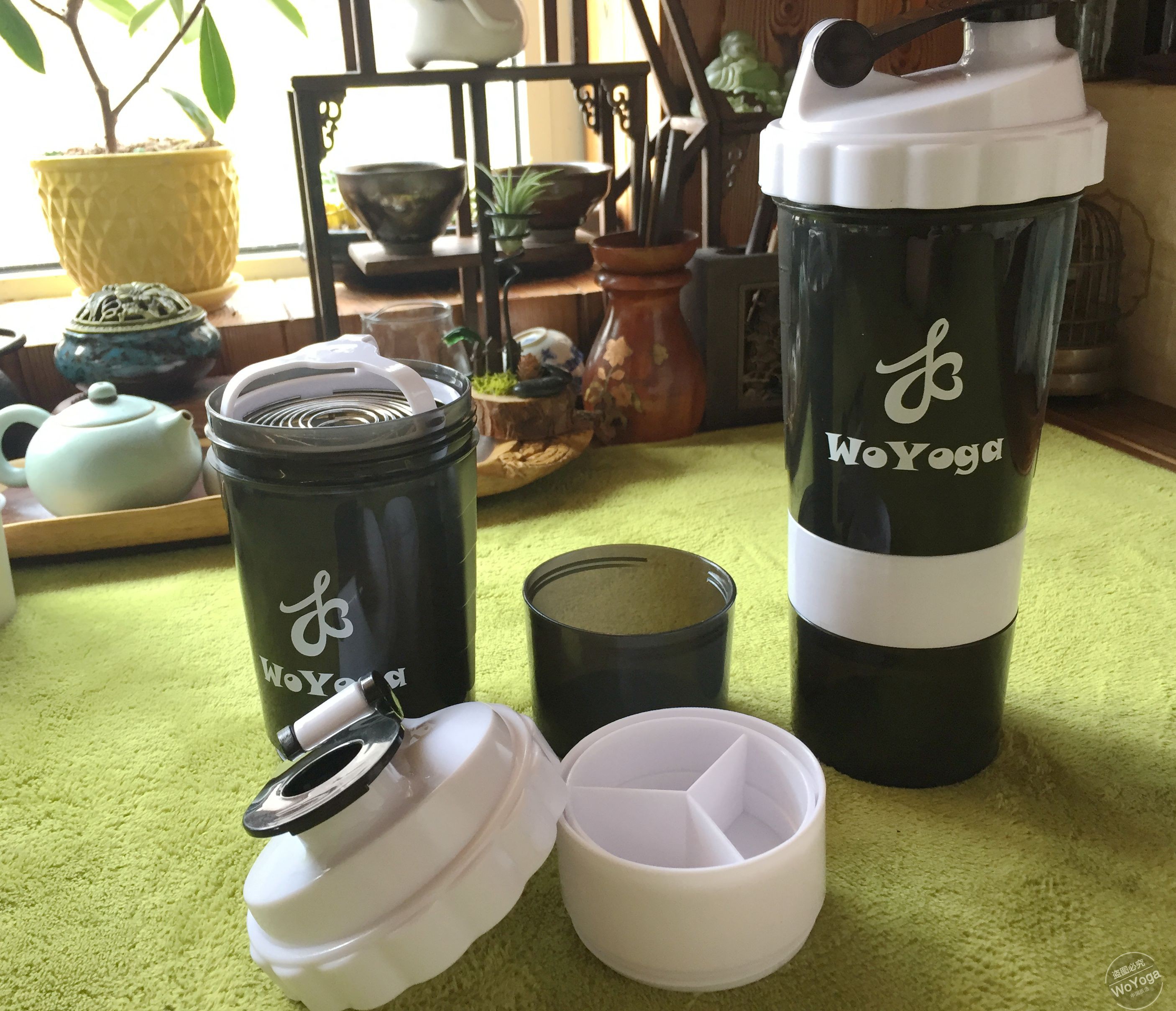 包邮WoYoga 沃友佳摇杯 健身奶昔蛋白粉摇杯 摇摇杯组合杯 带粉盒在类目 餐饮具, 杯子/水杯/水壶, 摇摇杯中 - 来自Buy2taobao.com提供专业的淘宝代购服务