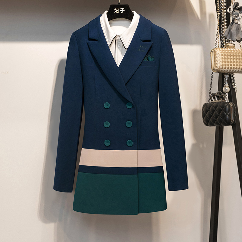 【清款】妃子2018春秋韩版西服长袖中长款小西装外套1508Q33|msdalam kategori Butik wanita / wanita, saman - dari Buy2taobao.com untuk memberikan perkhidmatan ejen Taobao profesional membeli