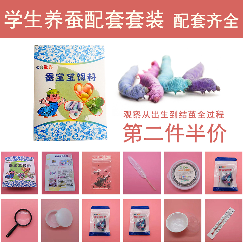 彩色蠶寶寶飼料套裝包郵 彩蠶飼料寵物蠶 蠶卵七彩蠶 彩蠶 蠶卵在類目 寵物/寵物食品及用品, 爬蟲/鳴蟲及其用品, 蠶寶寶中 - 來自Buy2taobao.com提供專業的淘寶代購服務