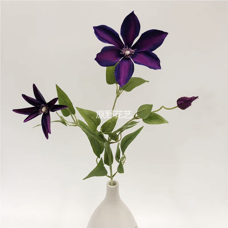 Northern Europe Simulation 3 Clematis Wedding Flower Hands flower arrangement decorate Ornament Gesang orchid Dahliain the Flower delivery/Flowers simulation/Plants gardening , Artificial flowers/Plants/Finished fruits and vegetables (New) , Artificial flowers category - from Buy2taobao.com to provide professional Taobao agent buy service